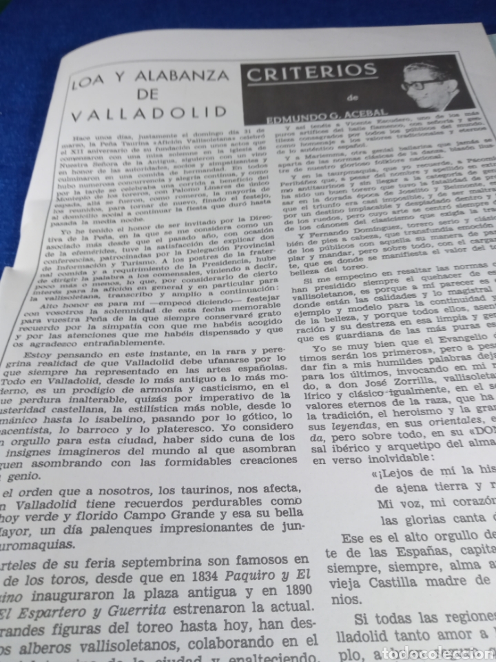 Coleccionismo de revistas y peri&oacute;dicos: Valladolid. Revista fiesta espa&ntilde;ola.