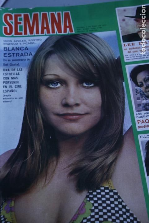 Coleccionismo de Revistas y Peri&oacute;dicos: MASSIEL PAQUITA RICO PALITO ORTEGA ROCK HUDSON ARENA CALIENHNTE LEE MARVIN URTAIN 1973