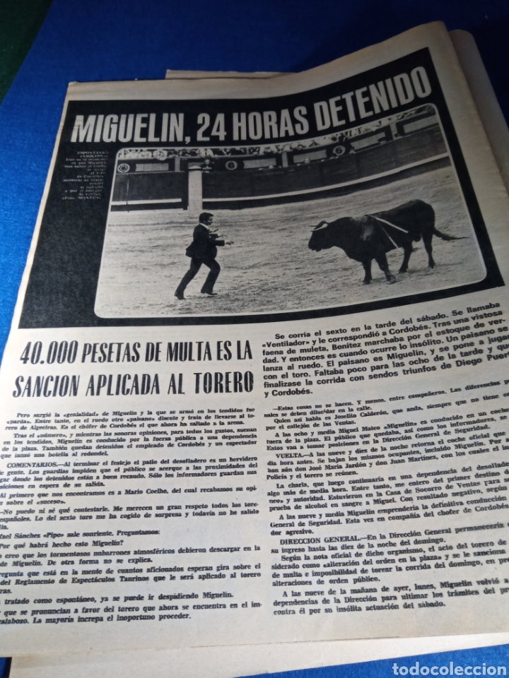 Coleccionismo de revistas y peri&oacute;dicos: Madrid. Las Ventas. Miguelin