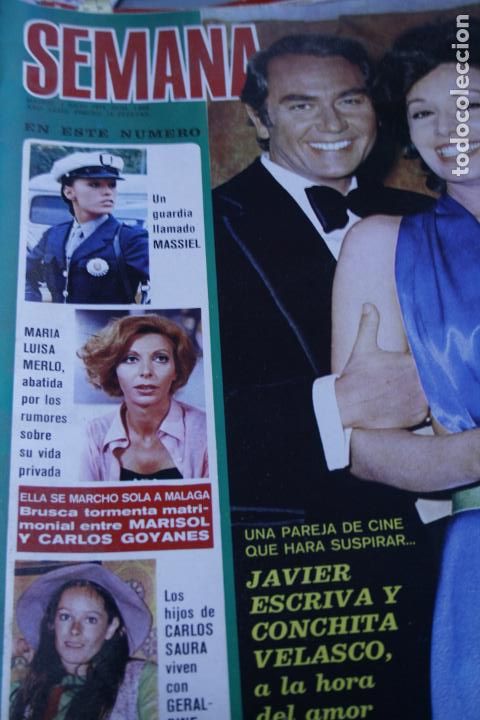 Coleccionismo de Revistas y Peri&oacute;dicos: CLIPPINGS RECORTES JANE BIRKIN MARISOL RAFFAELLA CARRA ROCIO DURCAL SERRAT 1972