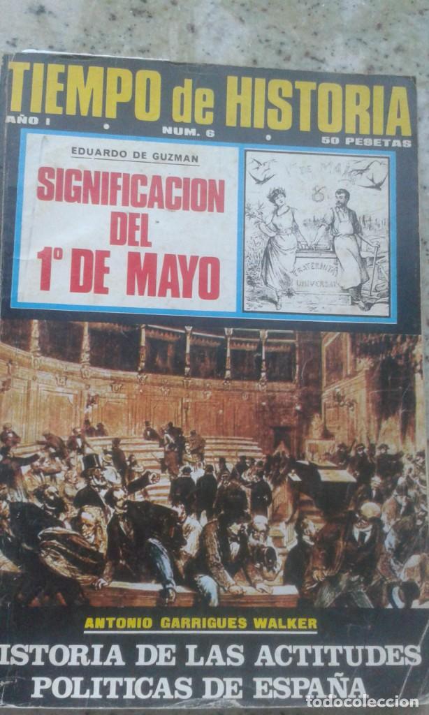 Coleccionismo de Revistas y Peri&oacute;dicos: TIEMPO DE HISTORIA N&ordm; 6. EL DINERO DEL EXILIO: EL YATE &acute;VITA&acute;. ANSELMO LORENZO Y MARX. UNAMUNO.