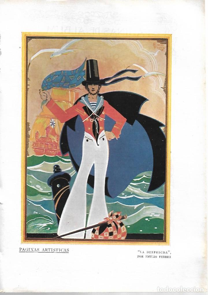 Collectionnisme de Revues et Journaux: BYN 11 MAR 1928.N&ordm;1921. LA DESPEDIDA POR EMILO FERRER POESIA DE AURELIA RAMOS