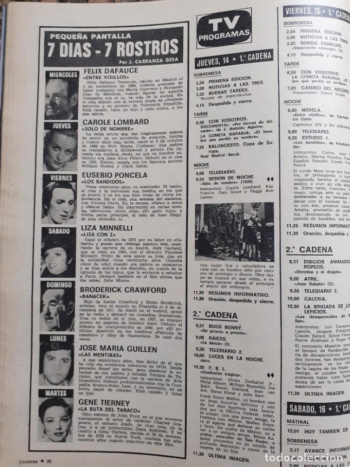 Coleccionismo de Revistas y Peri&oacute;dicos: gene tierney jose maria guillen liza minnelli eusebio poncela carole lombard