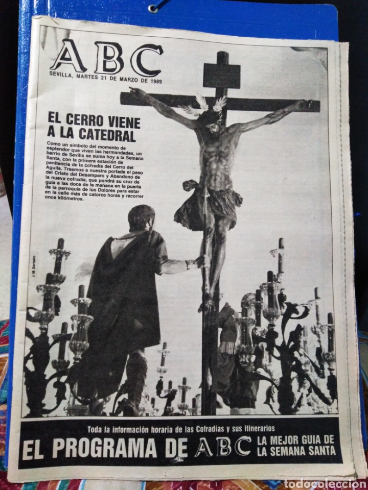 Coleccionismo de Revistas y Peri&oacute;dicos: Abc 1 salida cofrad&iacute;a cerro del &aacute;guila ( 2 abc )