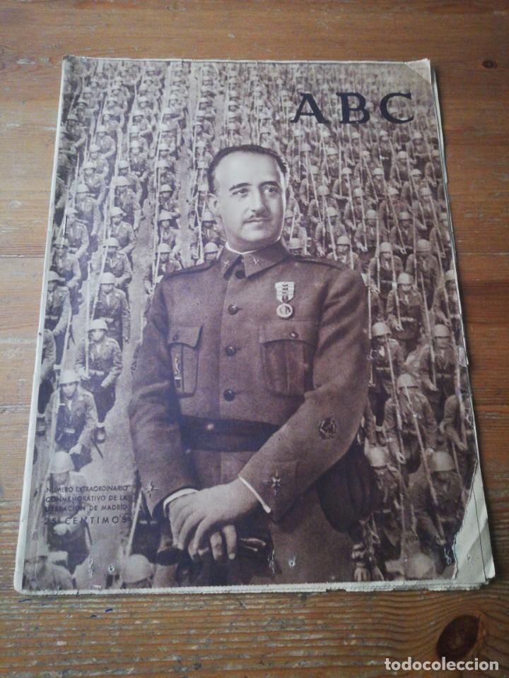 Coleccionismo de Revistas y Peri&oacute;dicos: Peri&oacute;dico ABC. N&uacute;mero 10.636. Extraordinario. 28 de marzo de 1940.
