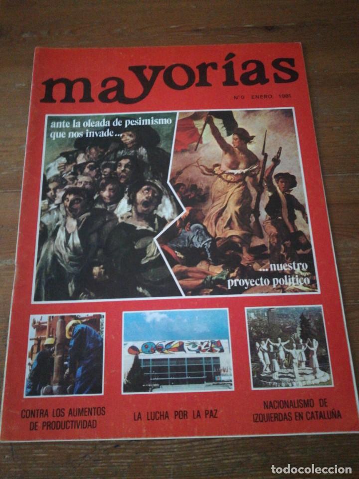 Coleccionismo de Revistas y Peri&oacute;dicos: Revista Mayor&iacute;as. N&uacute;mero 0. 1981.