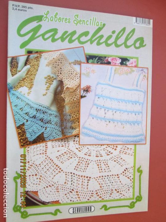 Coleccionismo de Revistas y Peri&oacute;dicos: LABORES SENCILLAS GANCHILLO - SERVILIBRO