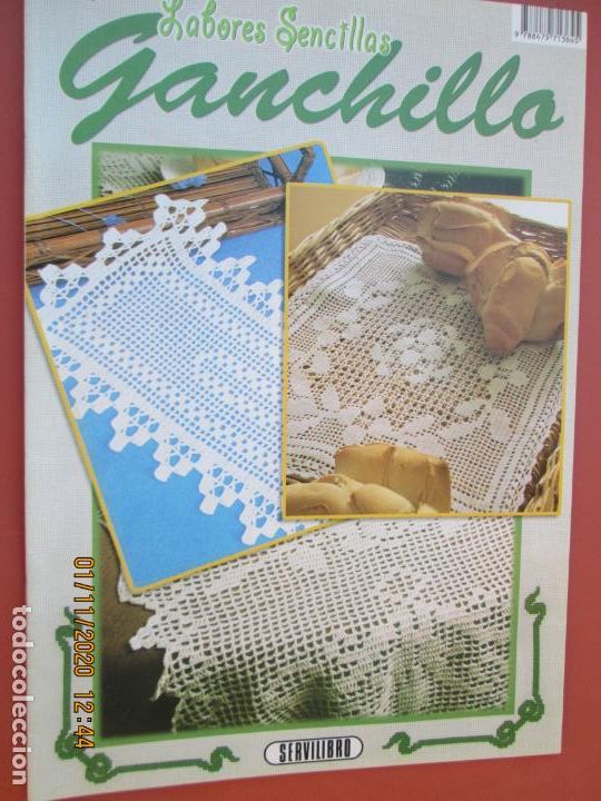 Coleccionismo de Revistas y Peri&oacute;dicos: LABORES SENCILLAS GANCHILLO - SERVILIBRO