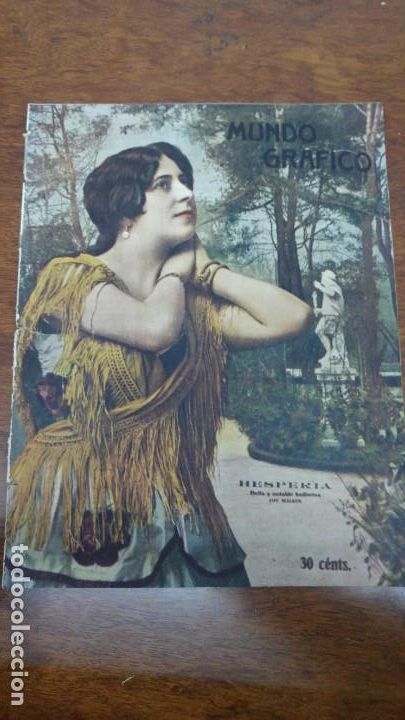 Collezionismo di Riviste e Giornali: HESPERIA BELLA Y NOTABLE BAILARINA HOJA A&Ntilde;O 1919