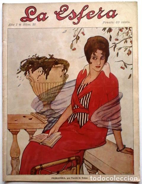 Coleccionismo de Revistas y Peri&oacute;dicos: La Esfera. Ilustraci&oacute;n Mundial. 23 de Mayo de 1914, n.&ordm; 21.  Orignal de &eacute;poca.