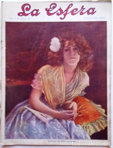 Coleccionismo de Revistas y Peri&oacute;dicos: La Esfera. Ilustraci&oacute;n Mundial. 13 de Junio de 1914, n.&ordm; 24.