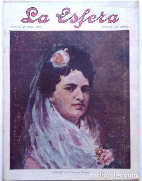 Coleccionismo de Revistas y Peri&oacute;dicos: La Esfera. Ilustraci&oacute;n Mundial. 26 de Abril de 1919, n.&ordm; 278.  Orignal de &eacute;poca.