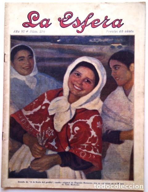 Coleccionismo de Revistas y Peri&oacute;dicos: La Esfera. Ilustraci&oacute;n Mundial. 29 de Marzo de 1919, n.&ordm; 274.  Orignal de &eacute;poca.