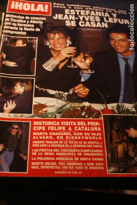 Coleccionismo de Revistas y Peri&oacute;dicos: DINAMARCA DON JOHNSON RITA MORENO GRETA GARBO ESTEFANIA DE MONCACO BELINDA CARLISLE 1990