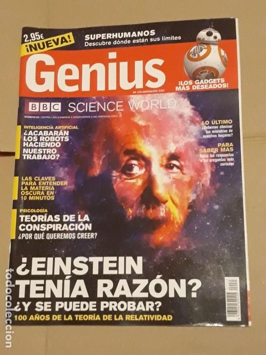 Collection Magazines and Newspapers: REVISTA GENIUS N&ordm; 3 &iquest;EINSTEIN TEN&Iacute;A RAZ&Oacute;N?*