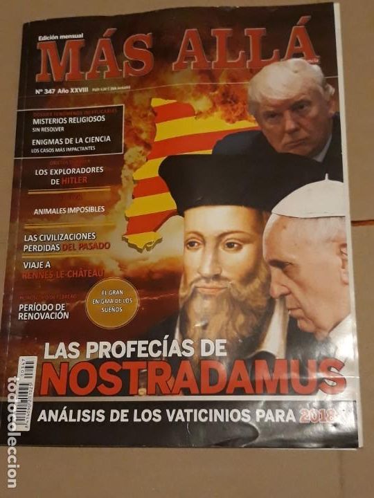 Collectionnisme de Revues et Journaux: REVISTA M&Aacute;S ALL&Aacute; N&ordm; 347 LAS PROFEC&Iacute;AS DE NOSTRADAMUS*