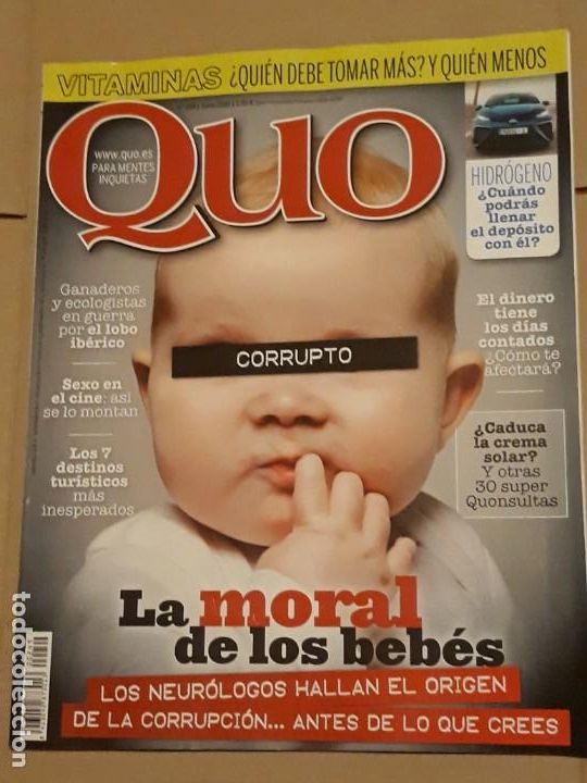Collectionnisme de Revues et Journaux: REVISTA QUO N&ordm; 249 LA MORAL DE LOS BEBES*