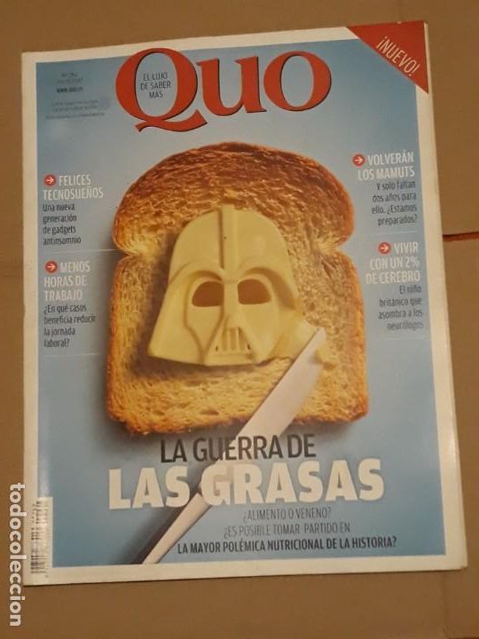 Collectionnisme de Revues et Journaux: REVISTA QUO N&ordm; 262 LA GUERRA DE LAS GRASAS*