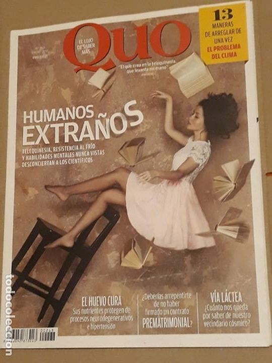 Collectionnisme de Revues et Journaux: REVISTA QUO N&ordm; 268 HUMANOS EXTRA&Ntilde;OS*