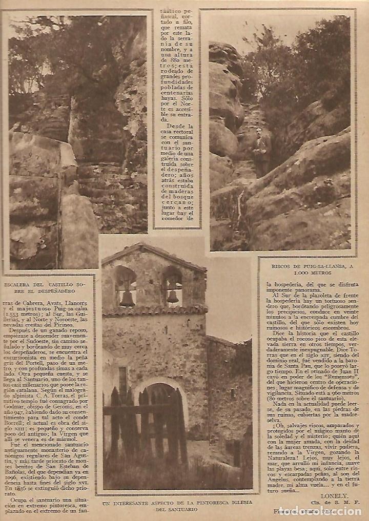Collezionismo di Riviste e Giornali: 1925 PLAYA ALGECIRAS ESCULTURA CAPUZ ANGELES OTTEIN TORERA SANTUARIO SANTA MARIA FINISTERRE MELILLA