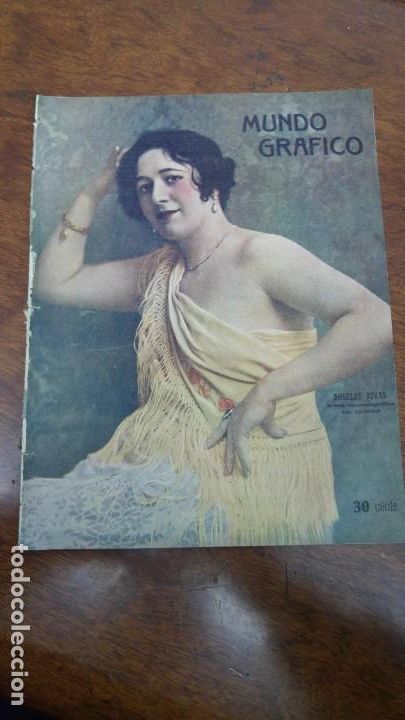 Colecionismo de Revistas e Jornais: ANGELES RIVAS ACTRIZ CINEMATOGRAFICA HOJA REVISTA A&Ntilde;O 1919
