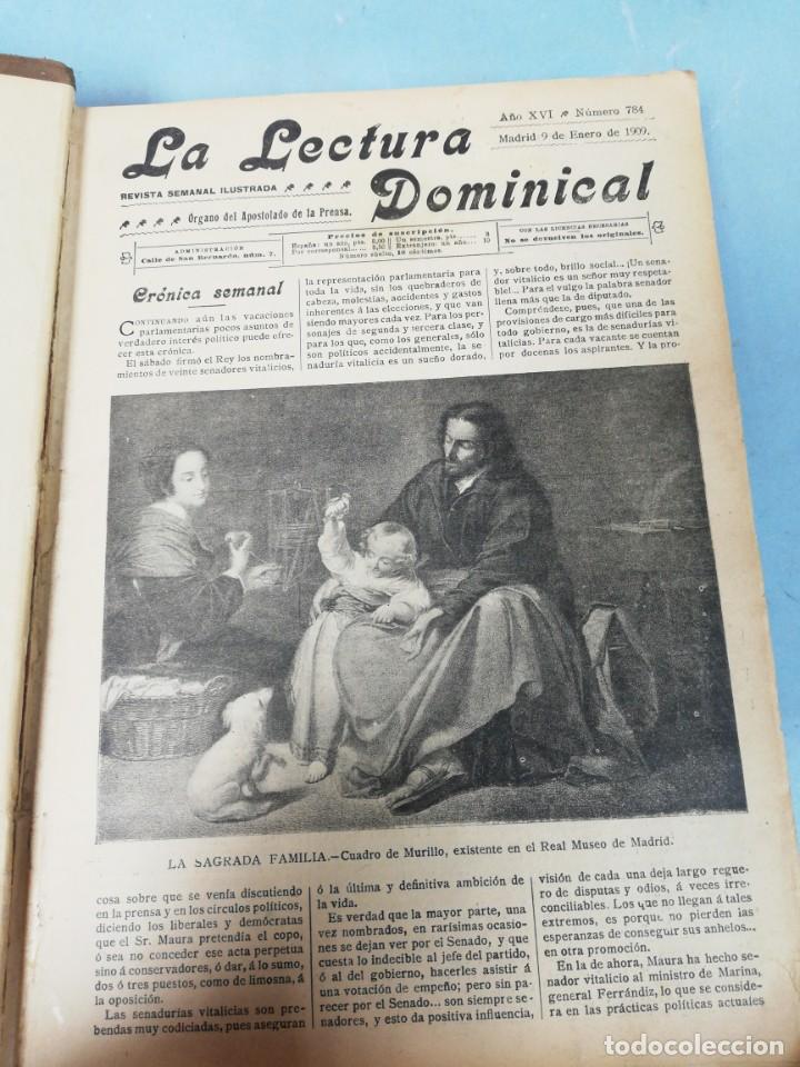 Collectionnisme de Revues et Journaux: La lectura dominical. 1909. A&ntilde;o completo