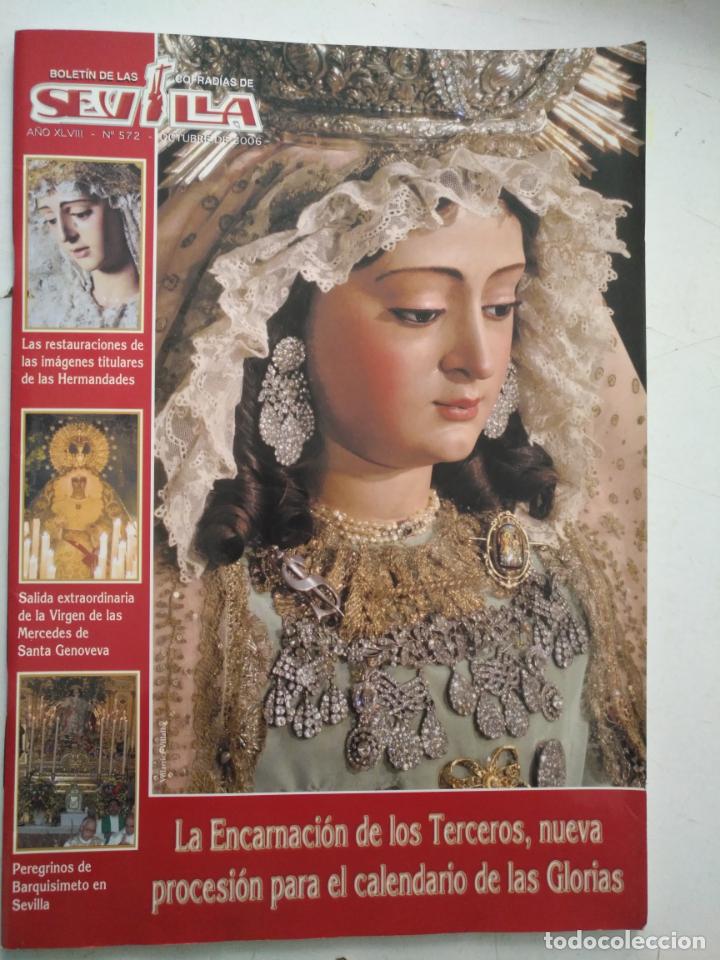 Coleccionismo de Revistas y Peri&oacute;dicos: REVISTA BOLETIN SEMANA SANTA SEVILLA - LAS COFRADIAS DE SEVILLA - ENCARNACION DE LOS TERCEROS