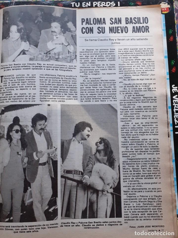 Coleccionismo de Revistas y Peri&oacute;dicos: paloma san basilio sanbasilio