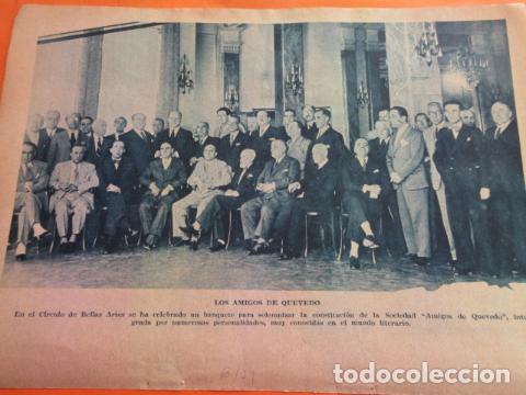Coleccionismo de Revistas y Peri&oacute;dicos: RECORTE 1934 - LOS AMIGOS DE QUEVEDO -