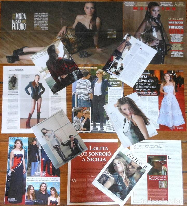 Coleccionismo de revistas y peri&oacute;dicos: MARIA VALVERDE lote prensa spanish actress sexy clippings Mario Casas revista actriz espa&ntilde;ola cine