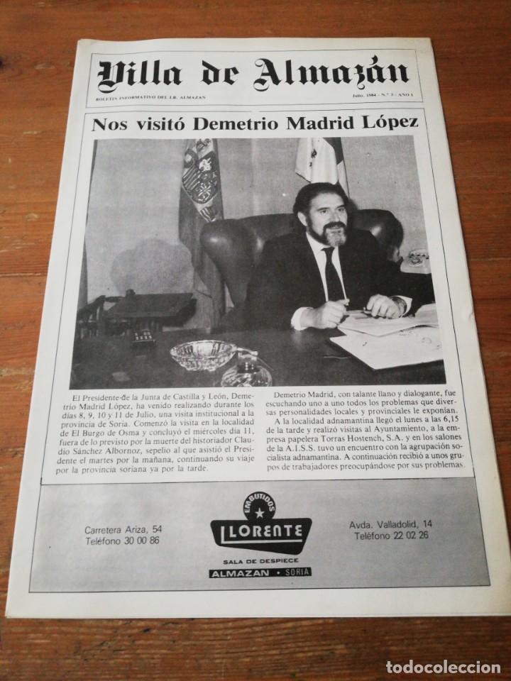 Sammeln von Zeitschriften und Zeitungen: Revista Villa de Almaz&aacute;n. N&uacute;mero 3. 1984.