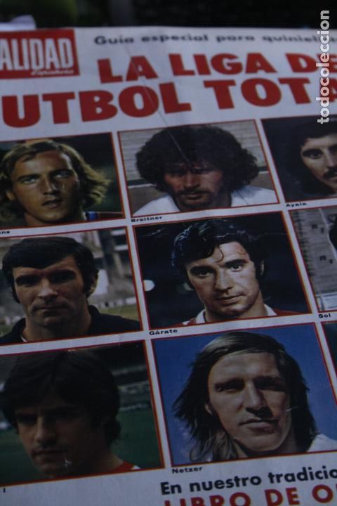 Coleccionismo de revistas y peri&oacute;dicos: LLANES ALEJANDRO FERNANDEZ ALFREDO SANTOS GUINEA BISSAU SARA MONTIEL FUTBOL LINDBERGH 1974