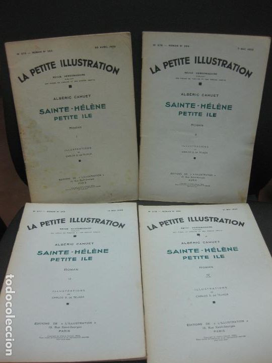 Coleccionismo de Revistas y Peri&oacute;dicos: LE PETITE ILLUSTRATION N&ordm; 575,576,577,578..ALBERIC CAHUET. SAIN-HELENE PETITE ILE.1932