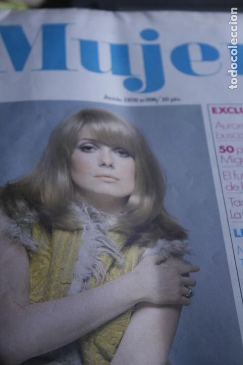 Coleccionismo de Revistas y Peri&oacute;dicos: REVISTA MUJER N&ordm; 396 CATHERINE DENEUVE AURORA BAUTISTA MIGUEL RIOS LINDA THORSON LOS VENGADORES 1970