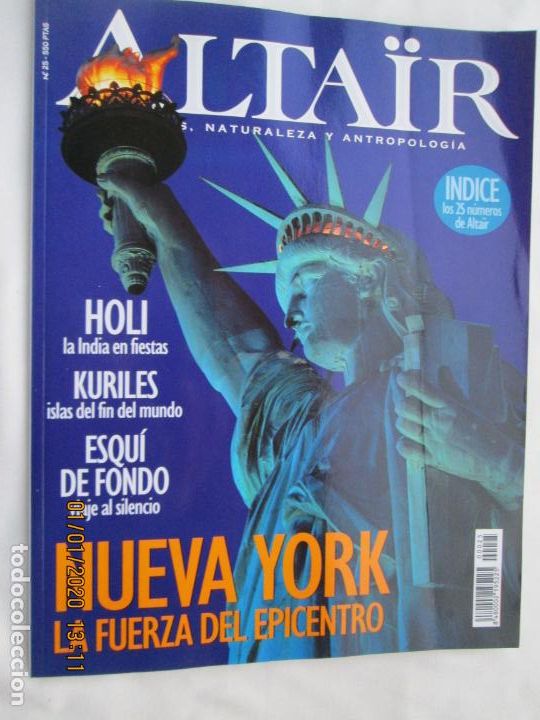 Coleccionismo de revistas y peri&oacute;dicos: REVISTA ALTA&Iuml;R N&ordm; 25 - INDIA, KURILES, ESQU&Iacute; DE FONDO, NUEVA YORK ...