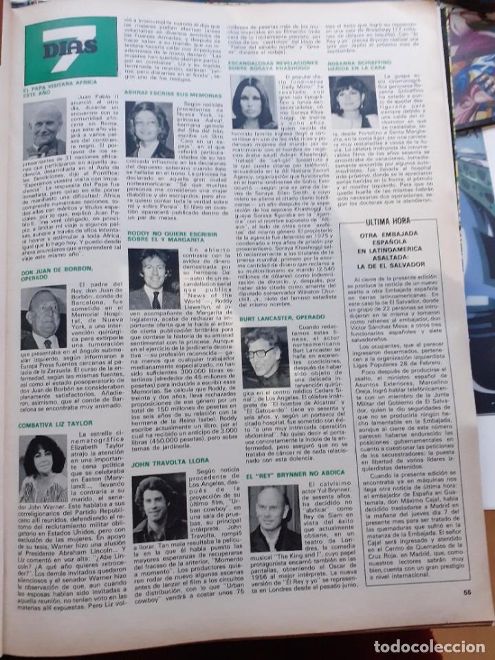 Coleccionismo de Revistas y Peri&oacute;dicos: ROSSANA SCHIAFFINO yul brynner liz elizabeth taylor john travolta burt lancaster