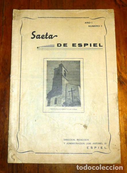 Coleccionismo de revistas y peri&oacute;dicos: SAETA DE ESPIEL. A&ntilde;o I ; N&uacute;mero 1, [CA. 1959]