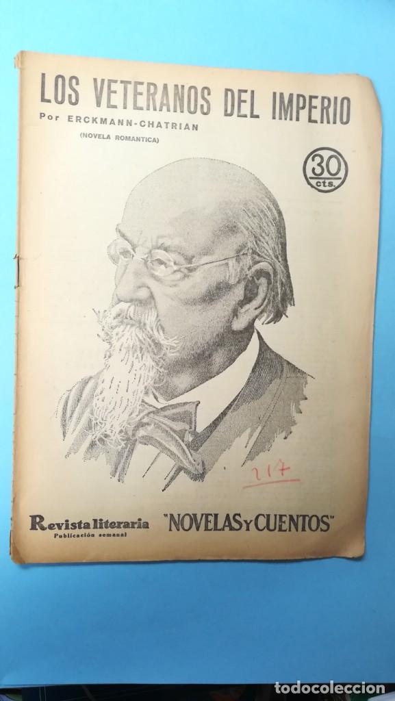 Collectionnisme de Revues et Journaux: Los veteranos del imperio. Erckmann-Chatrian. Colecci&oacute;n Novelas y cuentos