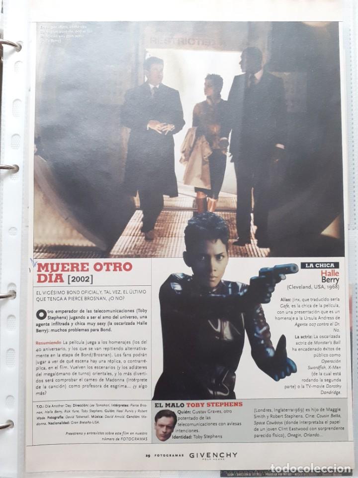 Coleccionismo de Revistas y Peri&oacute;dicos: recorte james bond 007 pierce brosnan halle berry