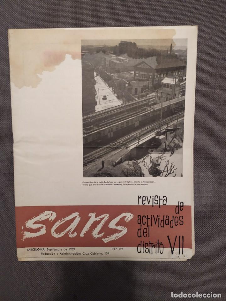 Collection Magazines and Newspapers: REVISTA DISTRITO SANTS/SANS SET 63.ORFEO ATLANTIDA,ORFEO SANTS,ANTONI COLL, RAMON PALAU,BILLAR SANS