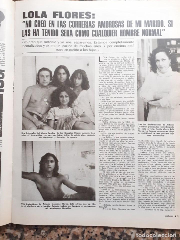 Coleccionismo de Revistas y Peri&oacute;dicos: lola flores lolita rosario antonio