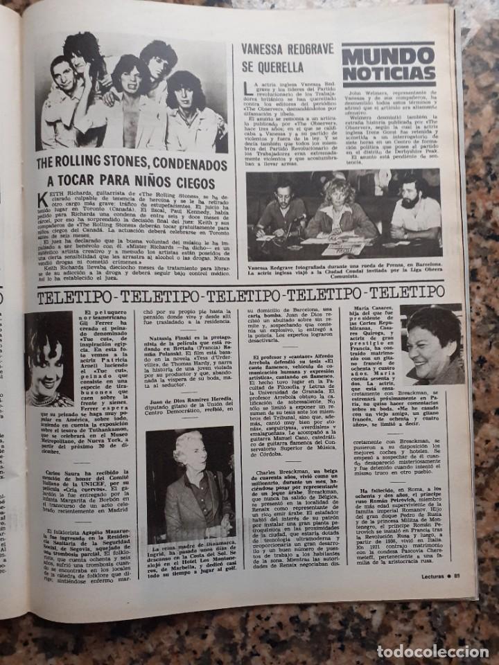 Coleccionismo de Revistas y Peri&oacute;dicos: vanessa redgrave the rolling stones