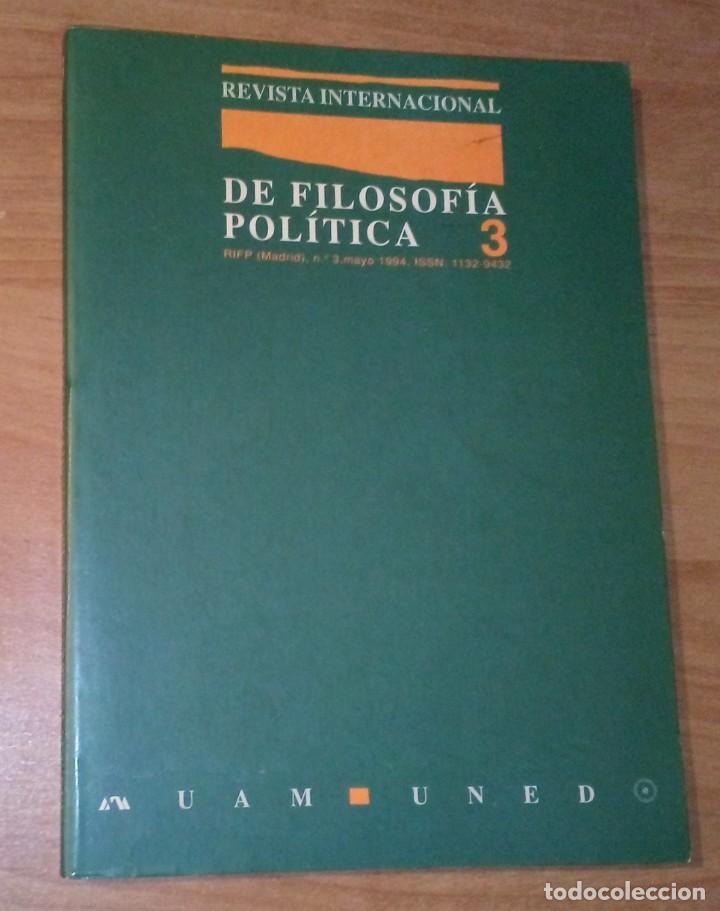 Collezionismo di Riviste e Giornali: REVISTA INTERNACIONAL DE FILOSOF&Iacute;A POL&Iacute;TICA N&ordm; 3, 1994 - NACIONALISMO, ERIC HOBSBAWM