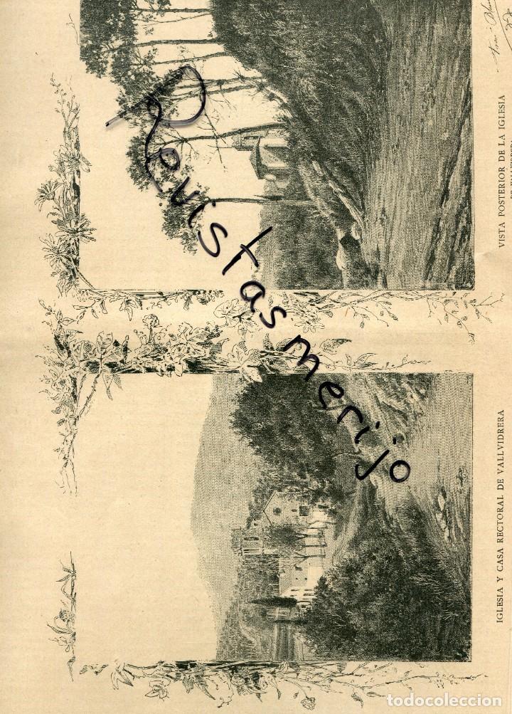 Collection Magazines and Newspapers: REVISTA 1889 VALLVIDRERA BARCELONA P. TALARN CLAUSTRO IGLESIA D LA CONCEPCION TEATRO PRINCIPAL BANCO