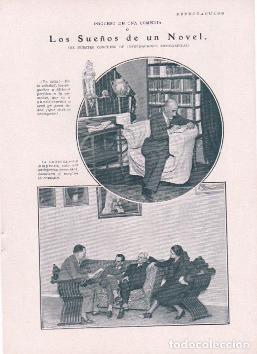 Coleccionismo de Revistas y Peri&oacute;dicos: * JACINTO BENAVENTE * Los sue&ntilde;os de un Novel -1929