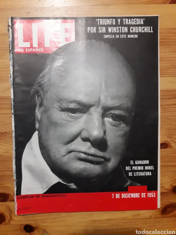 Coleccionismo de revistas y peri&oacute;dicos: REVISTA LIFE EN ESPA&Ntilde;OL VOL. 2 N&ordm; 12 7 DICIEMBRE 1953 CHURCHILL 2a guerra mundial china coches...