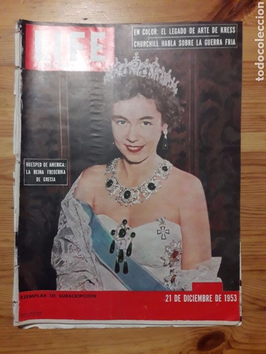 Coleccionismo de Revistas y Peri&oacute;dicos: REVISTA LIFE EN ESPA&Ntilde;OL VOL. 2 N&ordm; 13 21 DICIEMBRE 1953 CHURCHILL 2A parte GUERRA MUNDIAL ferrari ...