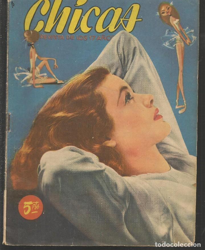 Coleccionismo de Revistas y Peri&oacute;dicos: CHICAS. LA REVISTA DE LOS 17 A&Ntilde;OS. N&ordm; 222. HOMBRES. MARLON BRANDO. NVBRE. 1954. (P/C59)