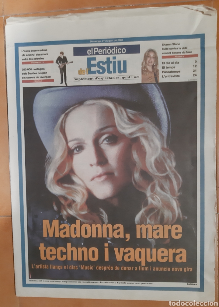 Coleccionismo de Revistas y Peri&oacute;dicos: MADONNA NEWSPAPERS REVISTA