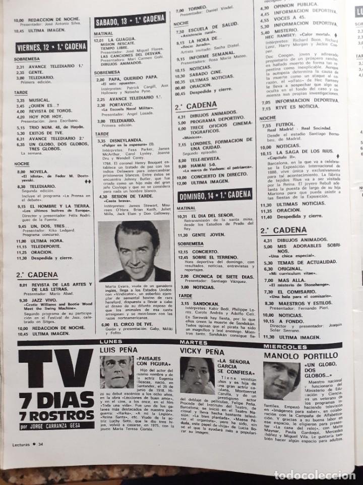 Coleccionismo de Revistas y Peri&oacute;dicos: james stewart luis pe&ntilde;a vicky pe&ntilde;a manolo portillo